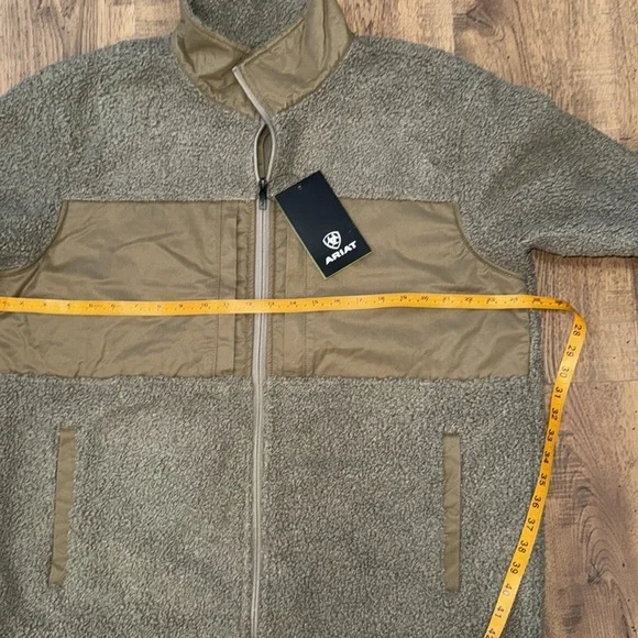 ARIAT Olive and Tan Sherpa Jacket